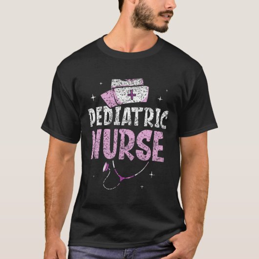 小児ナース小児科ナース看護 Tシャツ (正面)