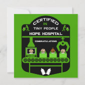 小児ナース鑑賞贈り物 カード (裏面)