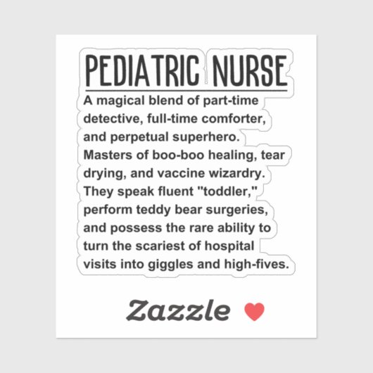 小児ナース シール (シート)