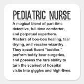 小児ナース スクエアシール (正面)