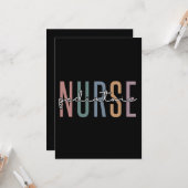 小児ナース | PedsナースPICUナース贈答品 カード (正面/裏面インサイチュ)