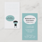 小児モダンデンタルケア名刺 予約カード (正面/裏面)
