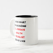 小児保健専門医素晴らし、 ツートーンマグカップ (正面左)