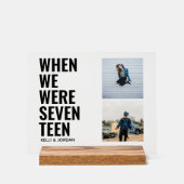 小児写真結婚のテーブル番号アクリル記号 アクリルサイン (正面)