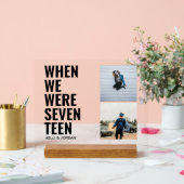 小児写真結婚のテーブル番号アクリル記号 アクリルサイン (ウェディング)