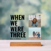 小児写真結婚のテーブル番号アクリル記号 アクリルサイン (ニュートラル)