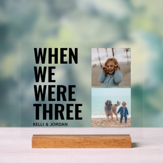 小児写真結婚のテーブル番号アクリル記号 アクリルサイン (ニュートラル)