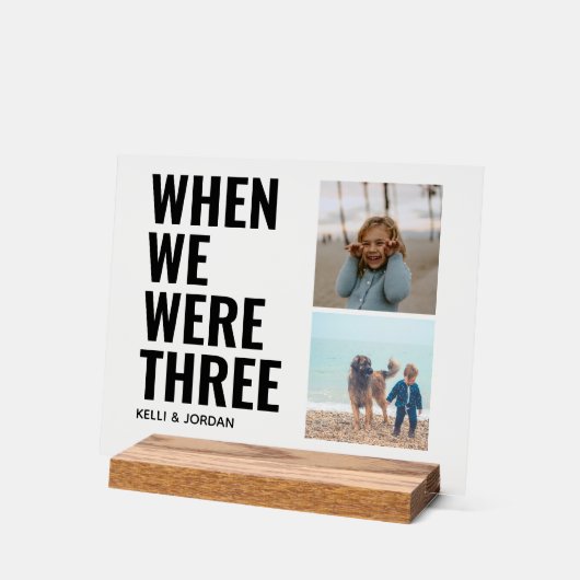 小児写真結婚のテーブル番号アクリル記号 アクリルサイン (傾斜)