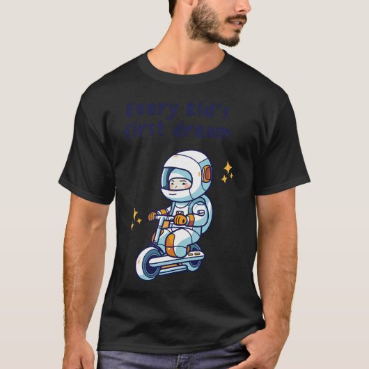 小児夢の宇宙飛行士 Tシャツ (正面)