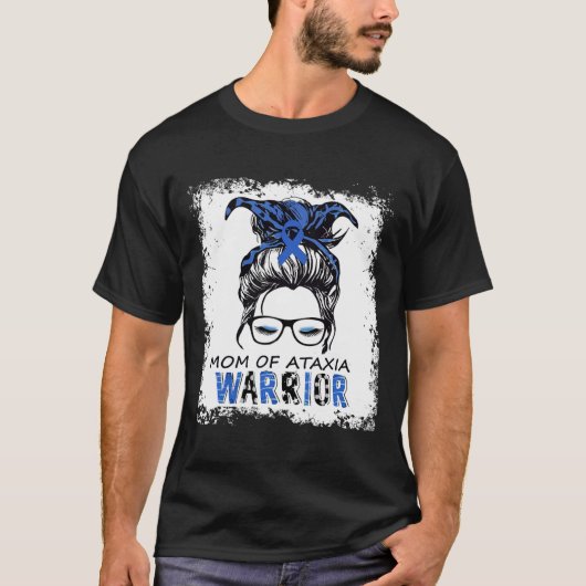 小児失調症と闘うママ Tシャツ (正面)