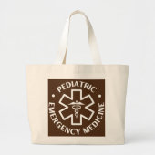 小児救急医医ナース医療 ラージトートバッグ (正面)