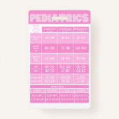 小児新生児バッジバディカード(ナース用) バッジ (裏面)