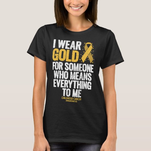 小児期がんの小児期がん戦争 Tシャツ (正面)