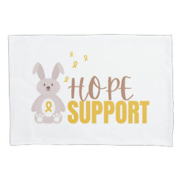 小児期がんの希望がピロロケースを支える 枕カバー