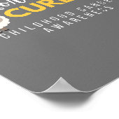 小児期がんの治癒の支援ポスター&プリント ポスター (角)