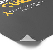 小児期がんの治癒の支援ポスター&プリント ポスター (角)