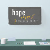 小児期がん希望の支援バナー 横断幕 (トレードショー)