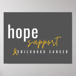 小児期がん希望の支援ポスター&プリント ポスター