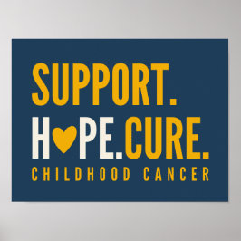 小児期がん支持希望の治療ポスタープリント ポスター