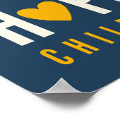 小児期がん支持希望ポスタープリント標識 ポスター (角)