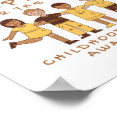 小児期がん支援のための治療ポスター&プリント ポスター (角)