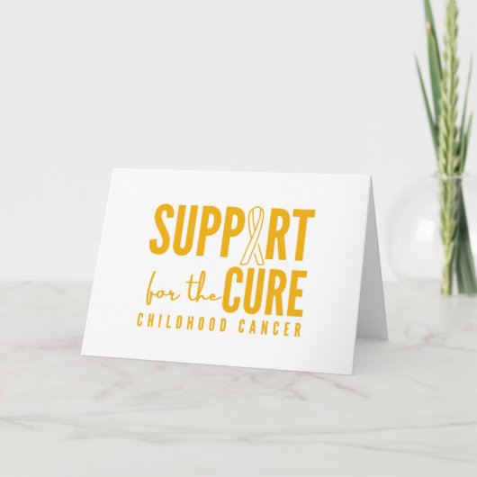 小児期がん支援招待状カード カード (正面)