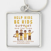 小児期がん治療キーホルダー キーホルダー (正面)