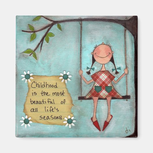 小児期 – 磁石 (正面)