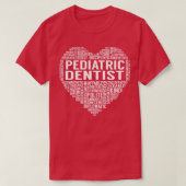 小児歯科ハート Tシャツ (デザイン正面)