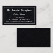 小児歯科医の名刺 名刺 (正面/裏面)