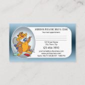 小児歯科医アポイントメント名刺 予約カード (裏面)