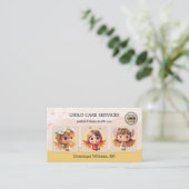 小児気にナース保育写真 名刺 (スタンド正面)