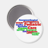 小児気にナース語スクランブル マグネット (正面/裏面)