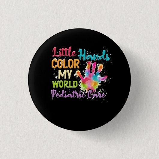 小児気に小手色私の世界のPETニュー 缶バッジ (正面)