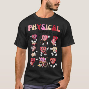 小児理学療法 PT PTA ハッピー バレンタイン Tシャツ