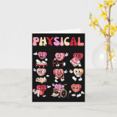 小児理学療法 Pt Pta バレンタインおめでとう カード (黄色い花)