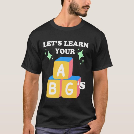小児用おもしろい呼吸セラピストABGデザイン Tシャツ (正面)