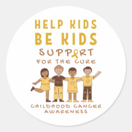 小児用がん治療のラベル ラウンドシール