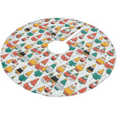 小児用サ疑問に思タクローススケッチ ブラッシュドポリエステルツリースカート (アングル)