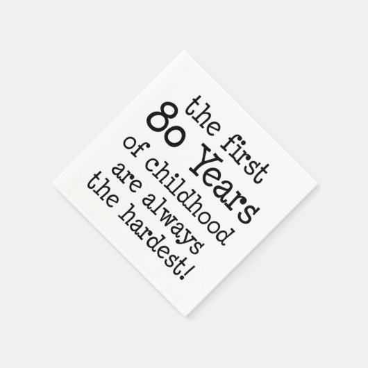 小児用ナプキンの最初の80年 スタンダードカクテルナプキン (角)