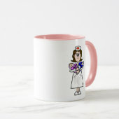 小児用ナースカスタマイズマグ(名前) マグカップ (正面右)