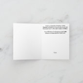 小児男性女性医師とベビーカード カード (内部)