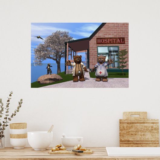 小児病院 ポスター (キッチン)