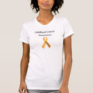小児癌の女性の素晴らしジャージーTシャツ Tシャツ