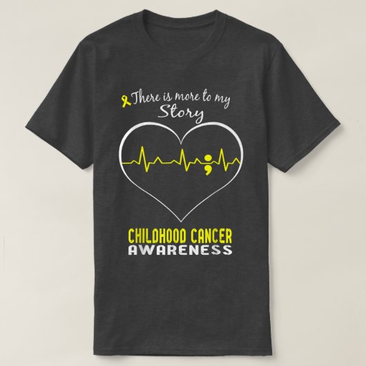 小児癌の認識度私の善意者にはもっと多くある Tシャツ (デザイン正面)