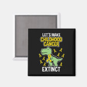 小児癌を絶滅させた小児癌を作ろう マグネット (正面/裏面)