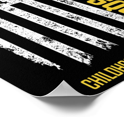 小児癌サポート分隊の小児癌Aw ポスター (角)