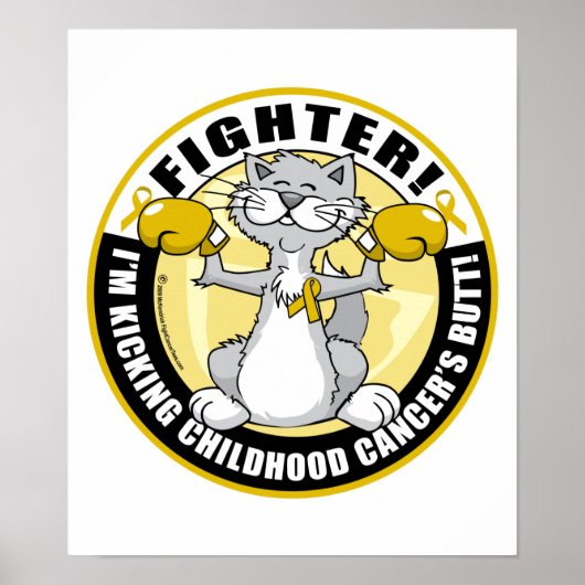 小児癌猫戦闘機 ポスター (正面)