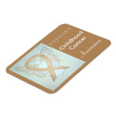 小児癌認識度エンジェルカスタムマグネット マグネット (左側)