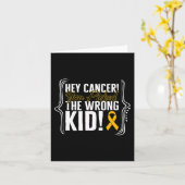 小児癌認識度キッド戦士リボンStro カード (黄色い花)